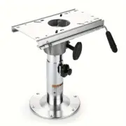Adjustable Height from 14" to 20" Boat Seat Pedestal w/Slide Locking Pedestals