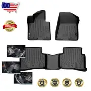 Premium Black 2 Row Liners for Kia Sportage & Hyundai Tucson - Easy Cleanup