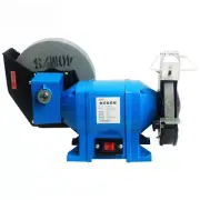 220V Electric bench grinder Tool Knife sharpener Dry wet grinding machine 250W Y