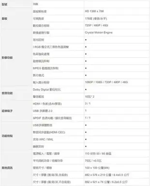 加贈電視架 免運費【JVC】39型 HD 液晶電視/液晶顯示器 39B 無視訊盒