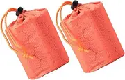 CORHAD 2-Piece Sleeping Bag Storage Bag Set for Adults Compact Portable Emergency Gear Sun Protection First Aid Warm for Camping Random Color