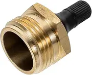 HORIALENCE Brass Blowout Plug for Campers Replaceable Rv Blowout Plug Adapter Natural Cap Easy Installation Reliable Antifreeze Protection for Rvs and Boats