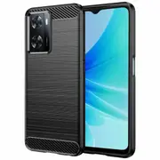For Oppo A57 4G Case, Rugged Shockproof Heavy Duty Snti Slip Protective Case Cover (Black)