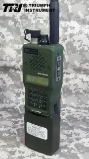 DHL Ship 15W TRI AN/PRC 152 Multiband Handheld Radio MBITR Aluminum Alloy Shell