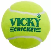 Set of 6 Vicky Tennis Cricket Ball Yellow