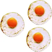 Beavorty 3pcs Luxury Pet Bed Accessory Fried Egg Pillow Fuzzy Blanket for Cats Dogs Anti-Hair Pet Bed Mat