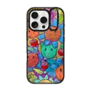 iPhone 16 Pro Impact Ring Stand Case MagSafe Compatible Crayon by Matthew Langille