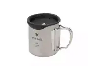 Snow Peak Titanium Double Wall 300 450 Mug 2023 Model Special silicone lid Set