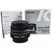 New smc PENTAX DA 50mm f/1.8 Lens K Mount APS-C Format Pentax-DA