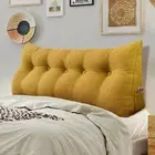Multifunctional Upholstered Headboard Pillow Twin, Button Tufted Dorm Headboard