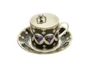 English Ladies Sleeping Beauty - Maleficent - Cup And Saucer - Tea Set