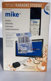 DIGIJET - Mike Karaoke Microphone Plug And Play Studio System - Brand New!