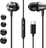 [UGREEN] USB C Headphones, Wired Type C in-Ear Earbuds Compatible with iPhone 16 Pro Max iPhone 16 Plus, iPad Pro 2022, Galaxy S24/S23 Ultra, Most USB Jack Devices