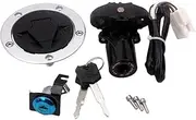 EXEGPLPVK Fit For Kawasak Z 1000 2010 2011 2012-2016 z1000 Motorcycle Gas Fuel Tank Cap Cover Seat Ignition Switch Start Lock Contact Key Set