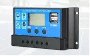 Solar Panel Charge Controller Regulator 12V/24V auto dual USB 30A/20 Battery PWM