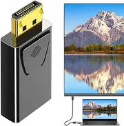DisplayPort to HD Adapter - DisplayPort to hdm Connector, 4K60hz DP to HD Cable | USB to HD Adapter, DisplayPort for Video, Game, High-Speed, 4K Resolution for PC, Monitor, TV