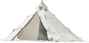 Camping Tent Large Waterproof Tipi Tents Double Layer Family Tent for Camping, Traveling, Backpacking, Hiking, Outdoors