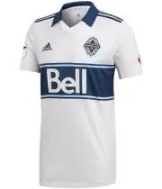 Adidas Womens Vancouver Whitecaps FC Jersey, White, Small