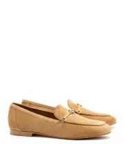 Larroude Women's Katherine Hardware Loafer Flats