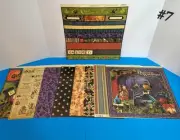 DISCONTINUED RARE GRAPHIC 45 HALLOWEEN IN WONDERLAND 12X12 CARDSTOCK+BORDERS #7