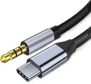 USB C to 3.5mm Aux Cable, with DAC for Samsung Note 10, S20 Ultra S10 Plus, Type C Car Stereo Audio Speaker Jack Cord for iPad Pro (12.9/11 inch) Google Pixel 7/6/5/4/3 XL, OnePlus, Huawei