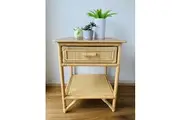 Breeze Lovina Natural Rattan One Drawer Bedside Table