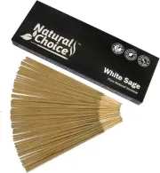 White Sage Sticks 100 Grams, Low Smoke Traditional Sticks Made from Scratch