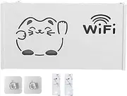 WiFi Router Storage Box, Wall-Mounted Router Box, No Drilling Router Rack, Space-Saving Router Hider, TV Set-Top Box Storage, Remote Control Storage Box, Router Organizer