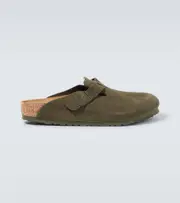[Birkenstock] Birkenstock Boston suede mules UK 9 green