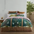 new 3 pcs quilt cover set logan and mason & koko emerald green cranes king lo