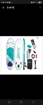 ACOWAY Inflatable Stand Up Paddle Board With Accessories