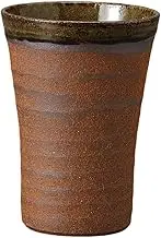 Ale-net 3.4 x 4.7 inches (8.7 x 12 cm), Approx. 11.8 fl oz (350 cc), Vidro Shochu Cup, Pottery, Dishwasher Safe, Microwave Safe, Mino Ware, Made in Japan
