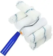SEWOART 1 Set Paint Roller Wall Painting Tool Kit with Sponge Rollers Brush Heads Easy to Clean Durable for Oil Based Paints Comfortable Grip for