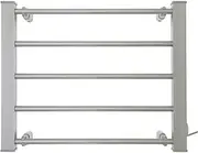 Pronti Heated Towel Rack Electric Bathroom Towel Rails Warmer Ev-90- Silver