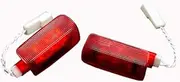 Grazio & Co. Lexus NX20 Series LED Courtesy Lamp RED Lighting Set of 2