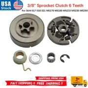 6*/set 3/8" Sprocket Clutch 6Teeth For Stihl 017 018 021 MS170 MS180 MS210 MS230