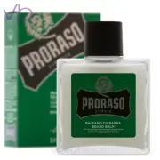PRORASO Single Blade Refresh Beard & Mustache Balm, Eucalyptus Aftercare