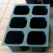 Seed starter trays 432 LARGE CELLS total (72 trays of 6 cells each)