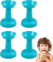 Holders for Kids – Drip Silicone Grip, Reusable Freezer Pop Sleeve | Non-Slip Ice Treat Handle, Control Grip for, Colorful Summer Snack Cover for Girls and Boys