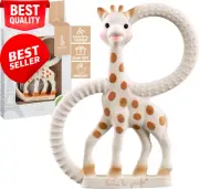 Teething Ring, 100% Natural Rubber, Multi-Textured, Easy Grip, Age: 0M+