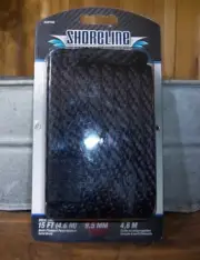 SHORELINE MARINE 15' SOLID BRAID - BOAT/DOCK LINE. U.V. Protected, FREE S/H.