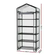 Green Fingers Greenhouse 5 Tiers Mini Green House Garden Bed Planter Box 1.9x0.7x0.5M