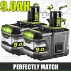 2X 12.0AH For RYOBI P108 18V One Plus High Capacity Battery Lithium-Ion RB18L40