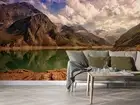 3D Mountain Lake Wallpaper Wall Mural Removable Self-adhesive 108