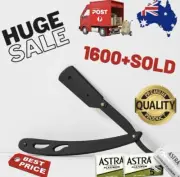 Sharp Barber Salon Straight Cut Throat Shaving Razor Shavette Astra 10 Blades