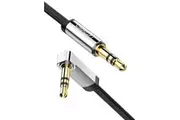 UGREEN 10599 3.5mm Male to 3.5mm Right Angle Male Aux Cable - 2m - Black