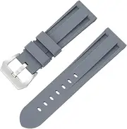 [TQTYFPVQT] Silicone Watch Strap 20-26mm Unisex Wristband Replacement Watch Strap Watch Accessories Suitable Smart Watches Quartz Watches