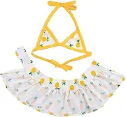 Swimsuit for Dogs,Pet Bath Suit with Pineapple Pattern | Pet Bath Suit Dog Sundress Female Dog Clothes Dog Swim Trunks for Small to Medium Dogs Fulenyi