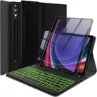 Backlit Keyboard Case for Samsung Galaxy Tab S9 Plus 12.4 Inch 2023, 7 Color