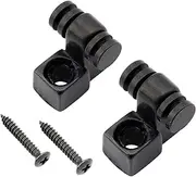 Musiclily Pro Steel Roller String Trees String Guides String Retainers for Strat/Tele Style Electric Guitar, Nickel (Set of 2)